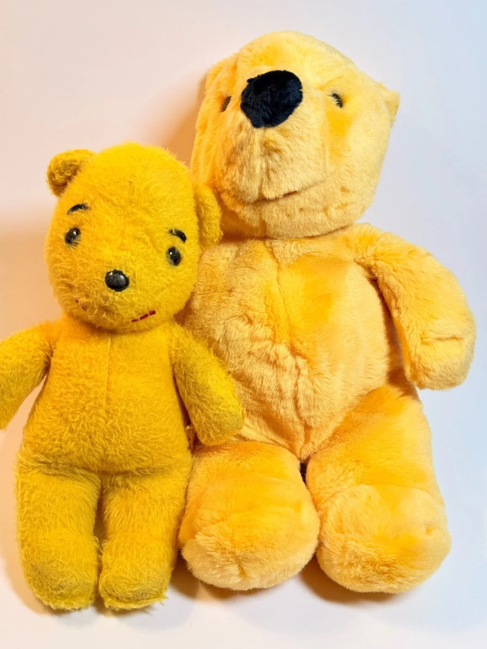 Lot 2 vintage Sears Gund Winnie the Pooh Bear plush